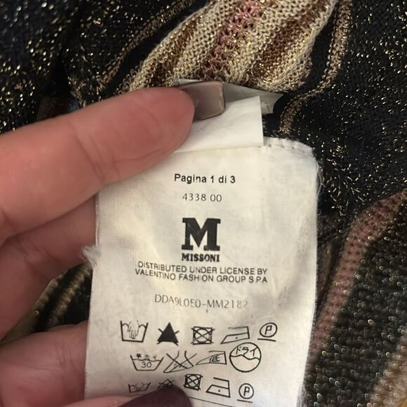Missoni super mini open back dress/top, US4 - Picture 12 of 12